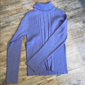 Liz Claiborne Purple Turtleneck